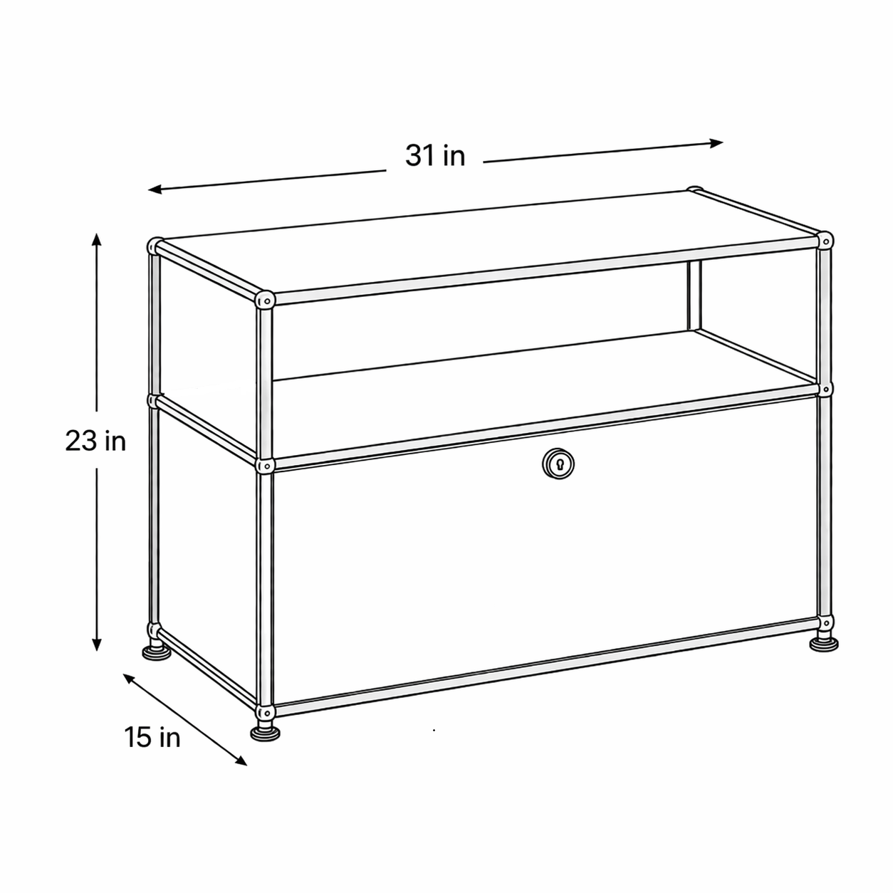 USM Haller Side Table (O118)