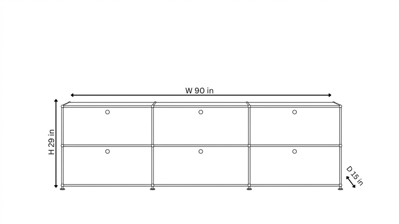 Graphite Black / 3-Module