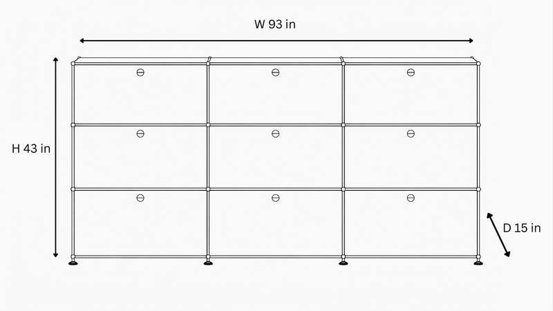 Beige / 3-Module